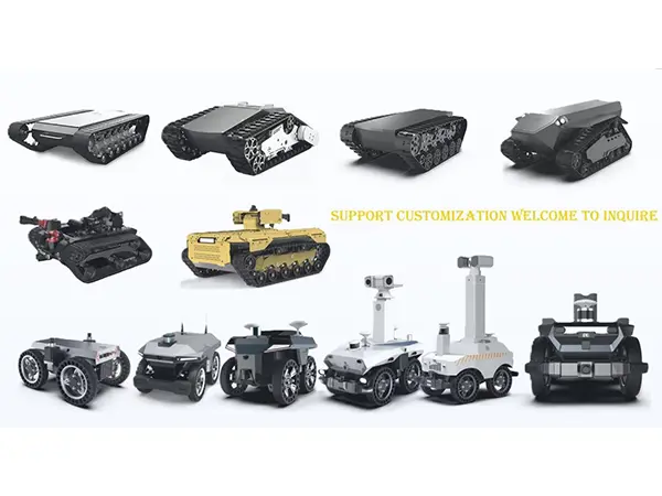 Het nieuwe product van Tianjin Weide Aviation is geland, met rups- en wielchassis dat is aangepast aan meerdere scenario's, waardoor speciale robots efficiënt kunnen werken