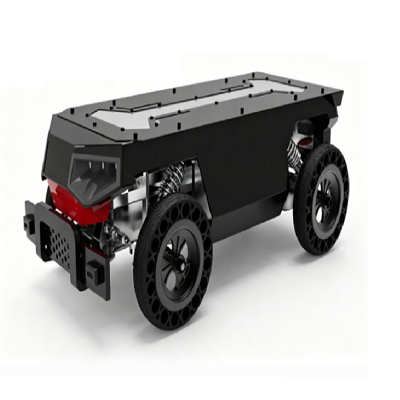 Ackermann robotchassis op wielen