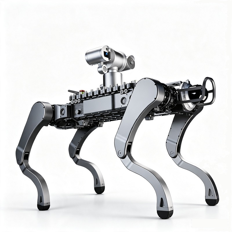 Explosieveilige inspectie viervoetige robothond
