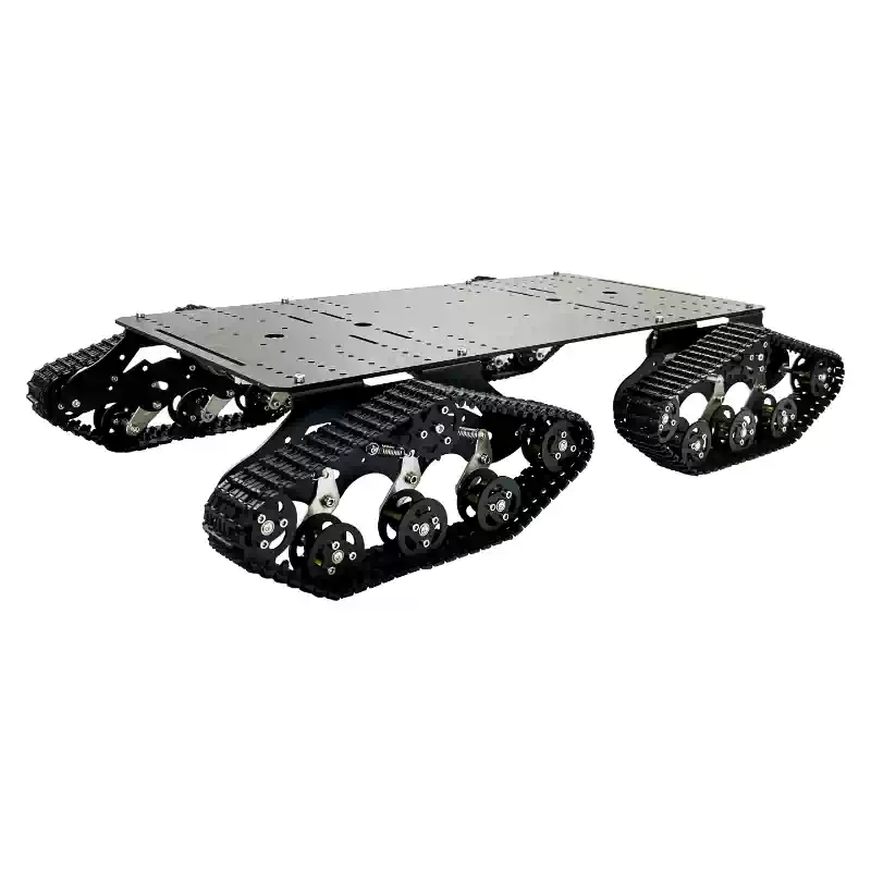 Onafhankelijk geveerd rupsrobotchassis
