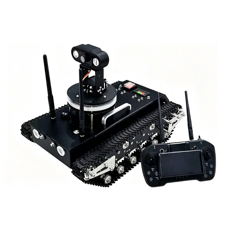 Op afstand bestuurbare robot met realtime videotransmissie
