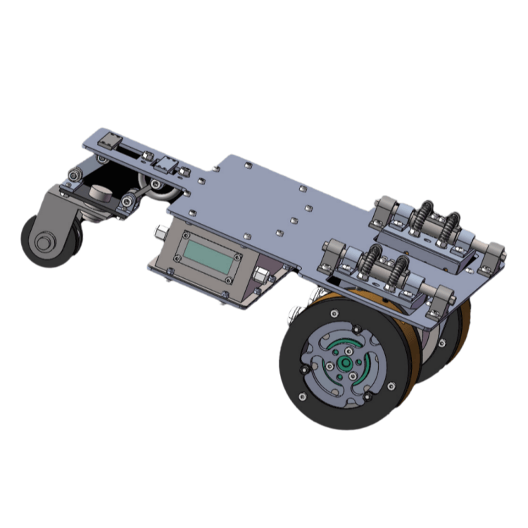 Magnetische wandklimmende reinigingsrobot met kleine belasting