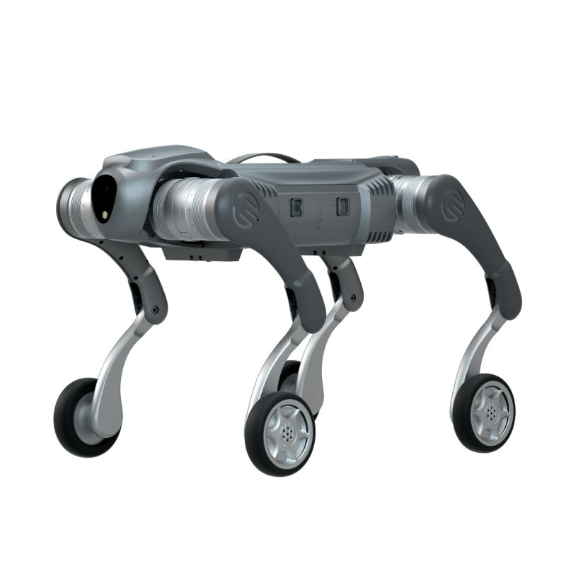 Viervoetige Robothond met wielen