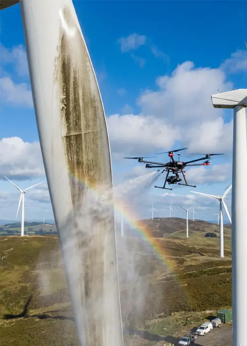 Volledige O&M-oplossing voor windturbinebladen en -torens